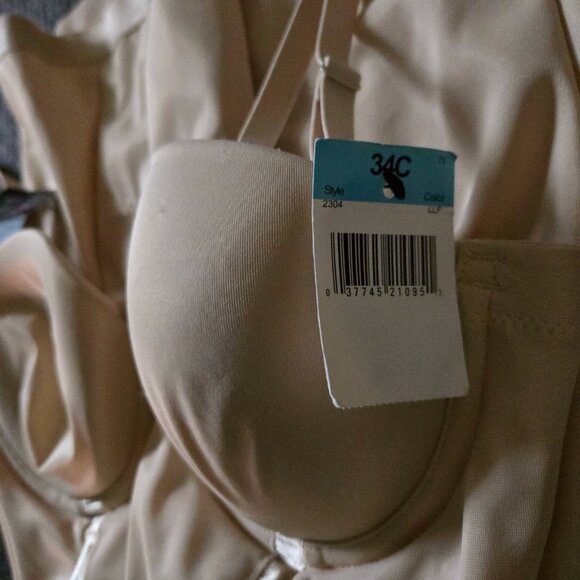 NWT Maidenform sz 34C firm control strapless convertible full slip - Picture 5 of 6